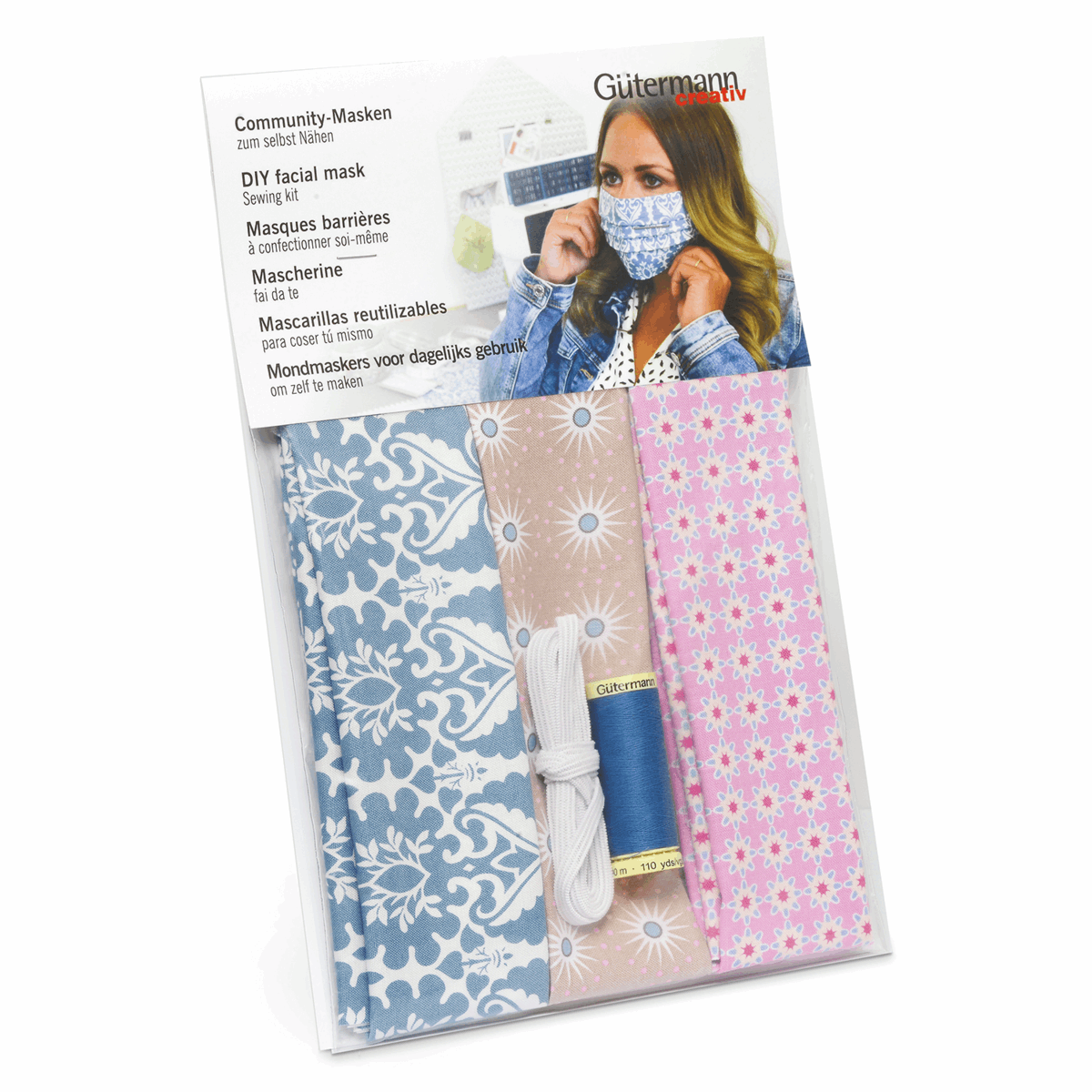 Sewing Kit: 3 Face Masks