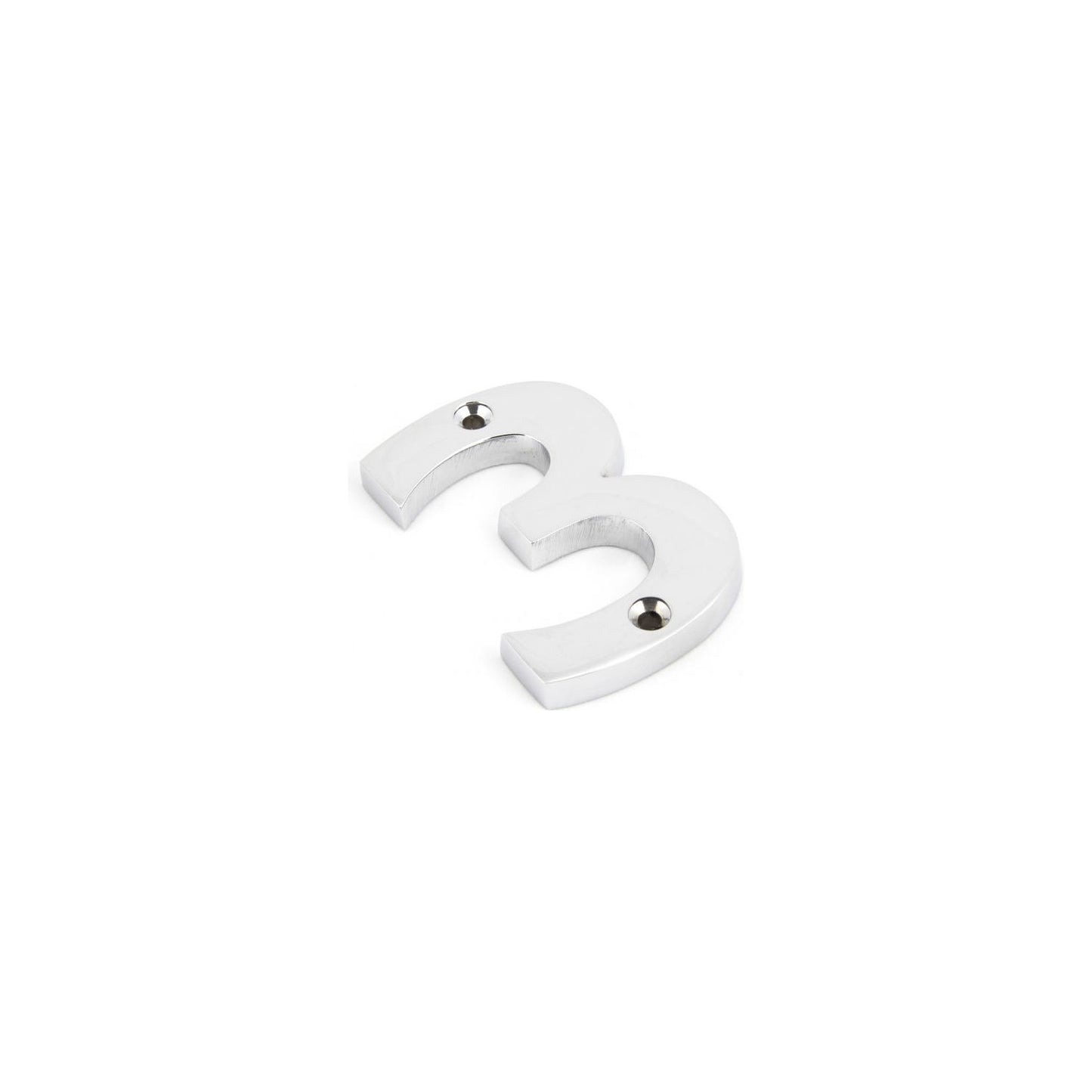 Polished Chrome Numeral