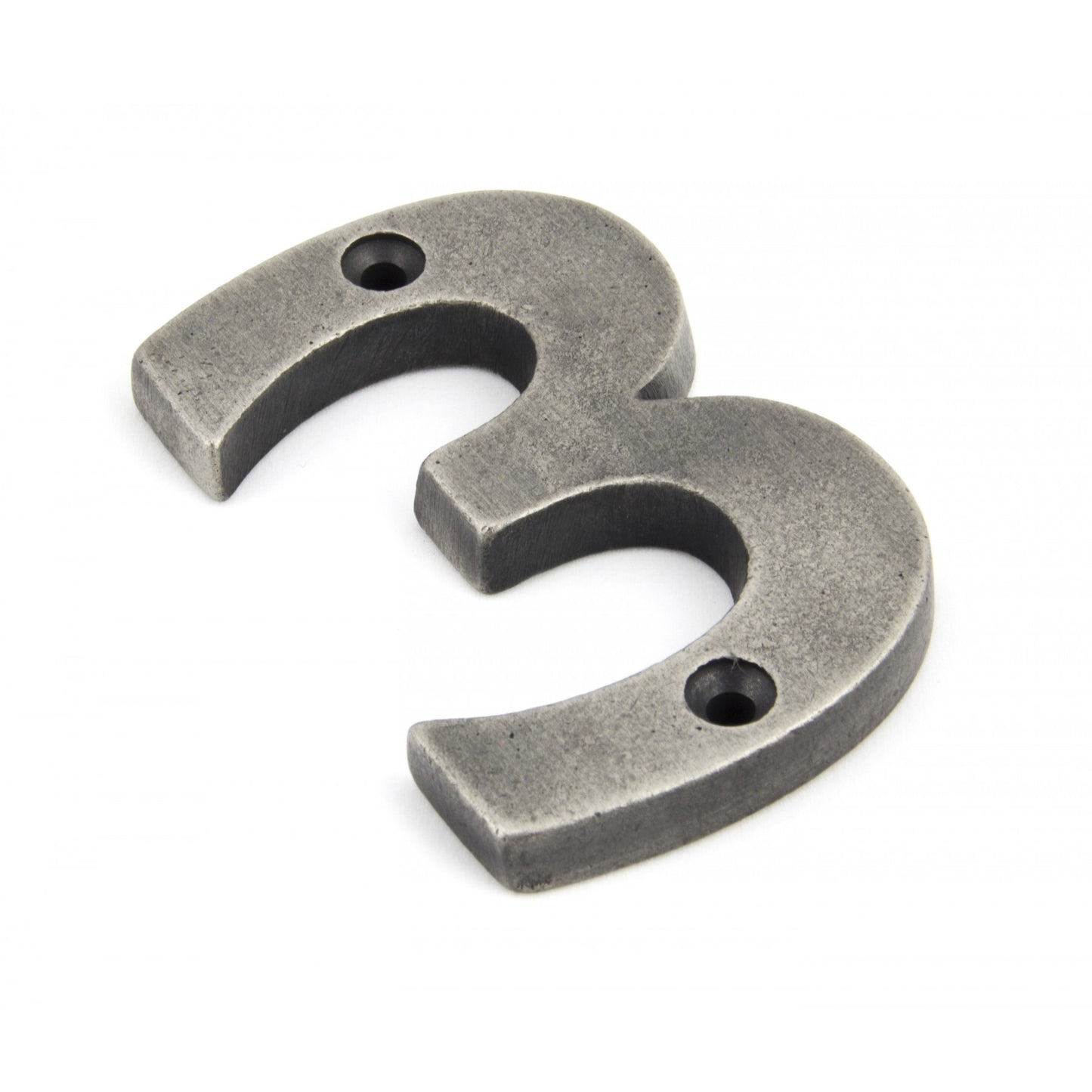 Antique Pewter Numeral