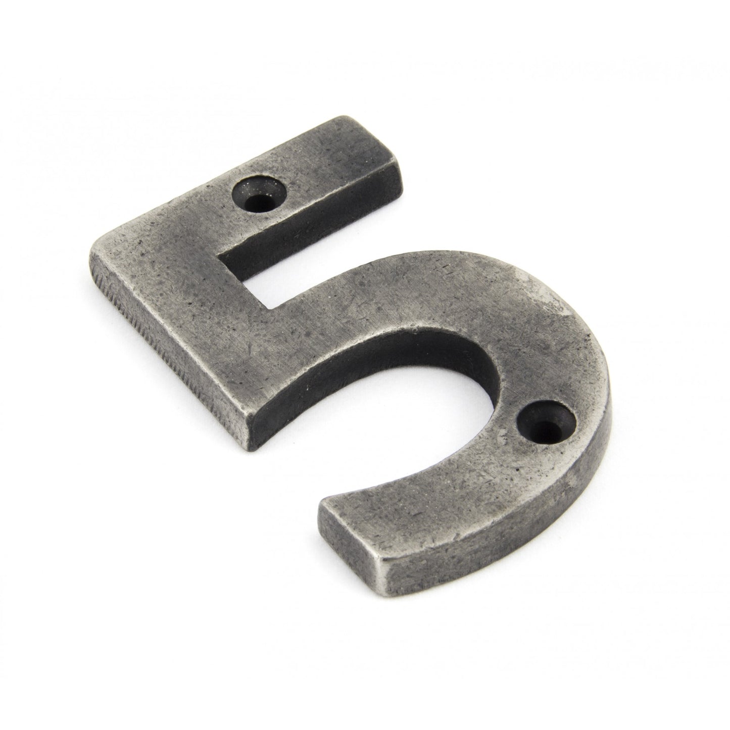 Antique Pewter Numeral