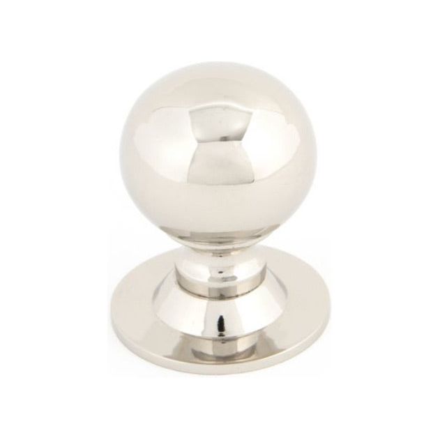 Polished Nickel Ball Cabinet Knob 31mm
