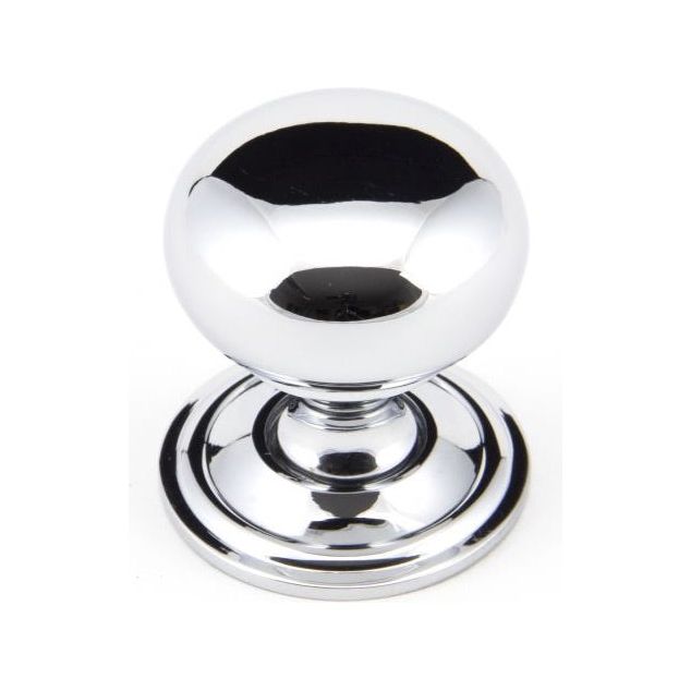 Polished Chrome Mushroom Cabinet Knob