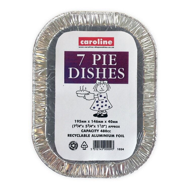 Caroline 7 Pie Dishes 16oz
