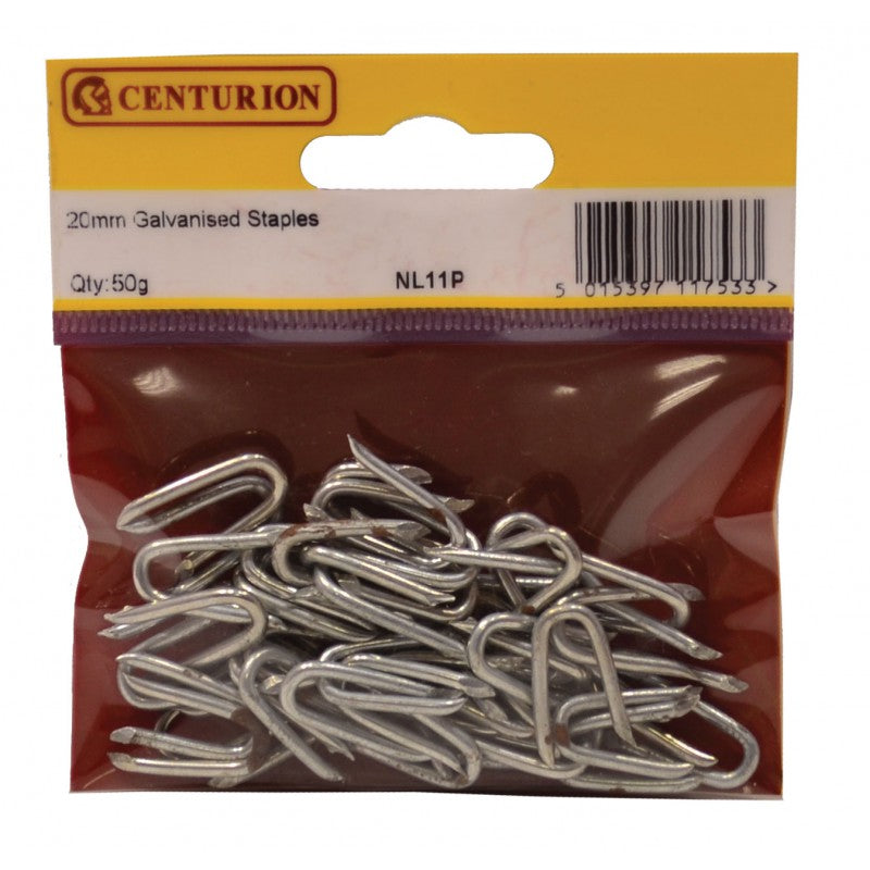 Galv Staples 20mm