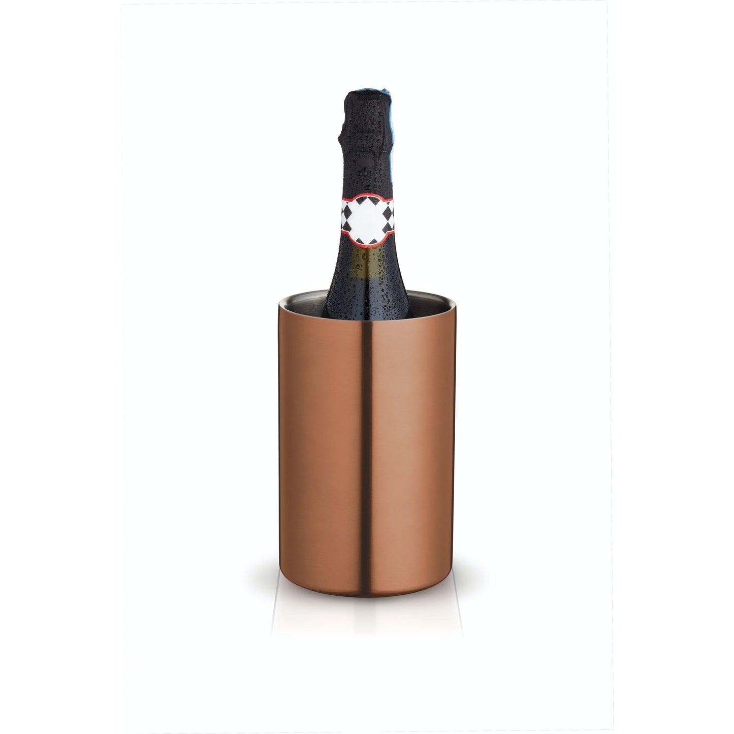 Double Walled Copper Finish Wine Cooler