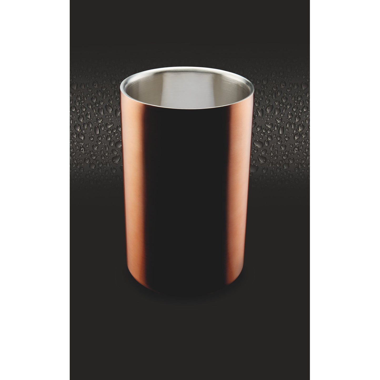 Double Walled Copper Finish Wine Cooler