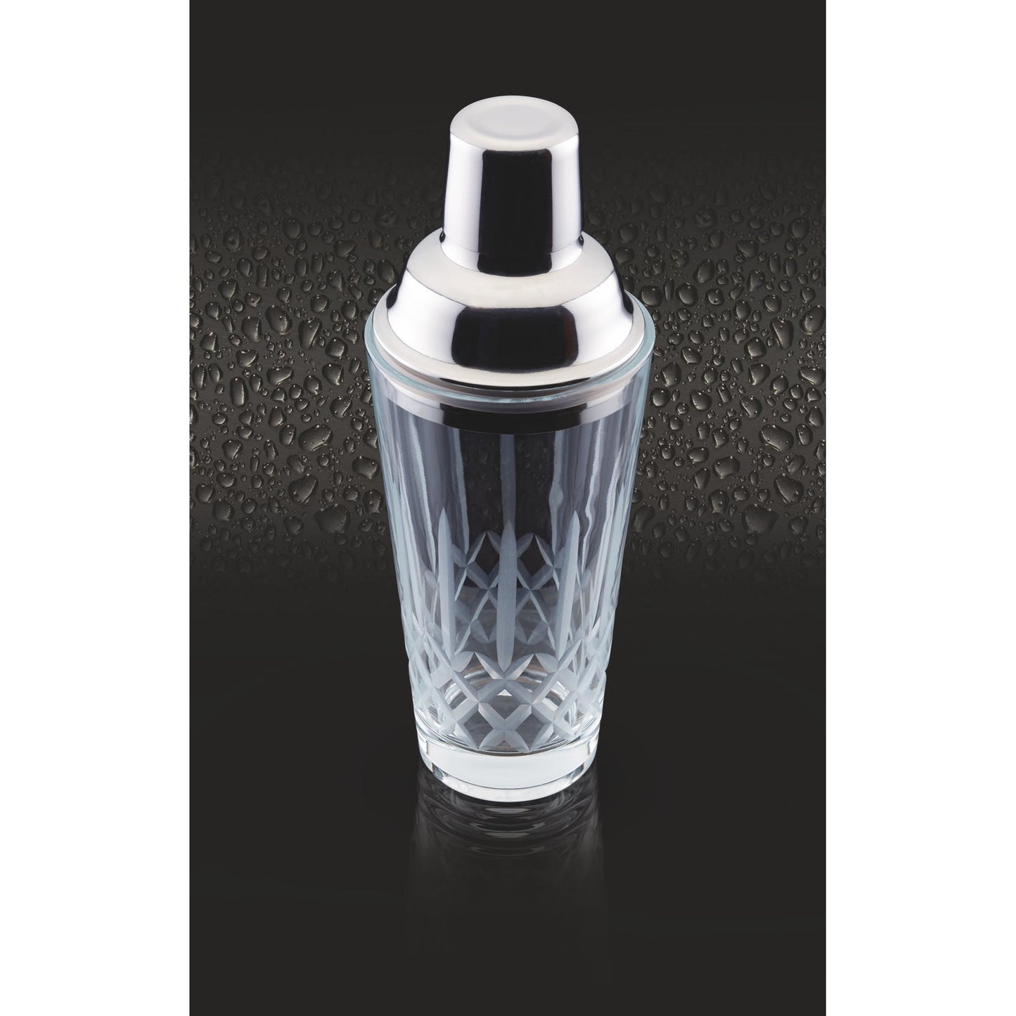 Cut Glass Cocktail Shaker