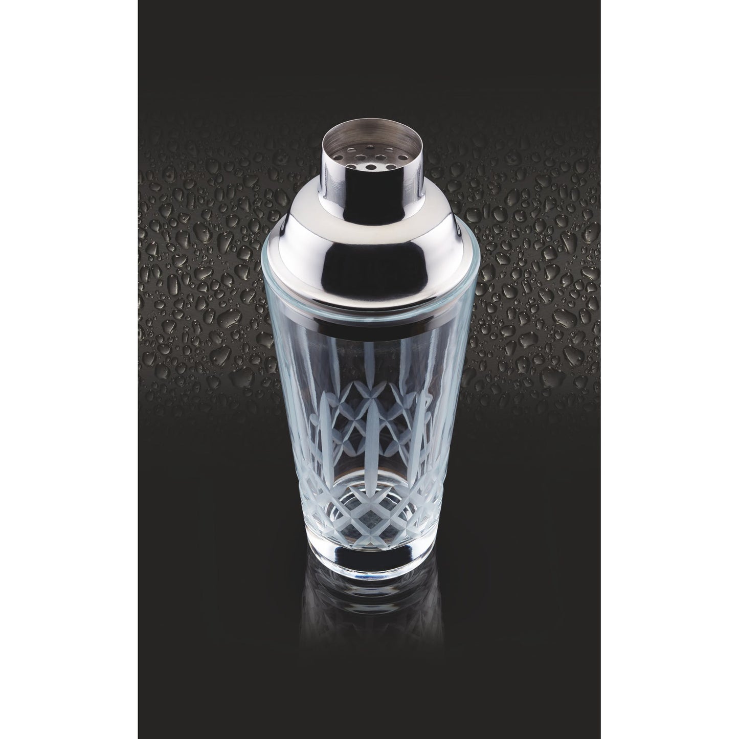 Cut Glass Cocktail Shaker