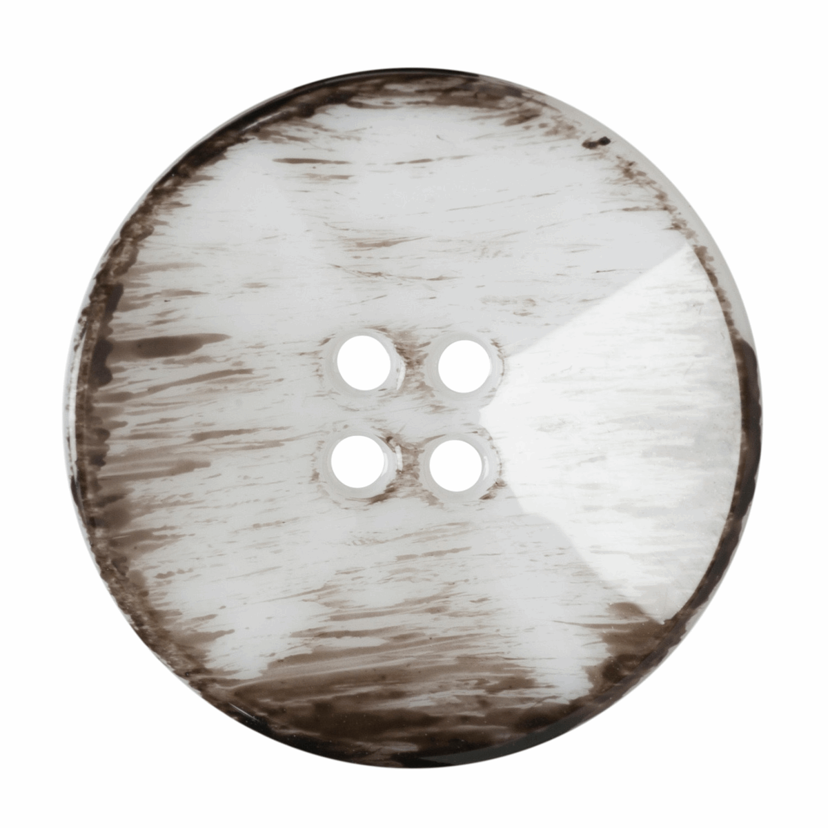 Painted Flower Button 23mm