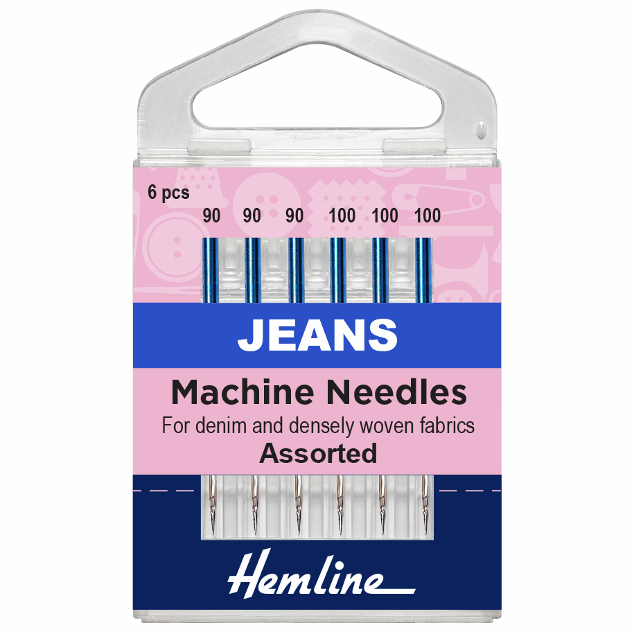 Sewing Machine Needles: Jeans: Heavy Mixed: 6 Pieces