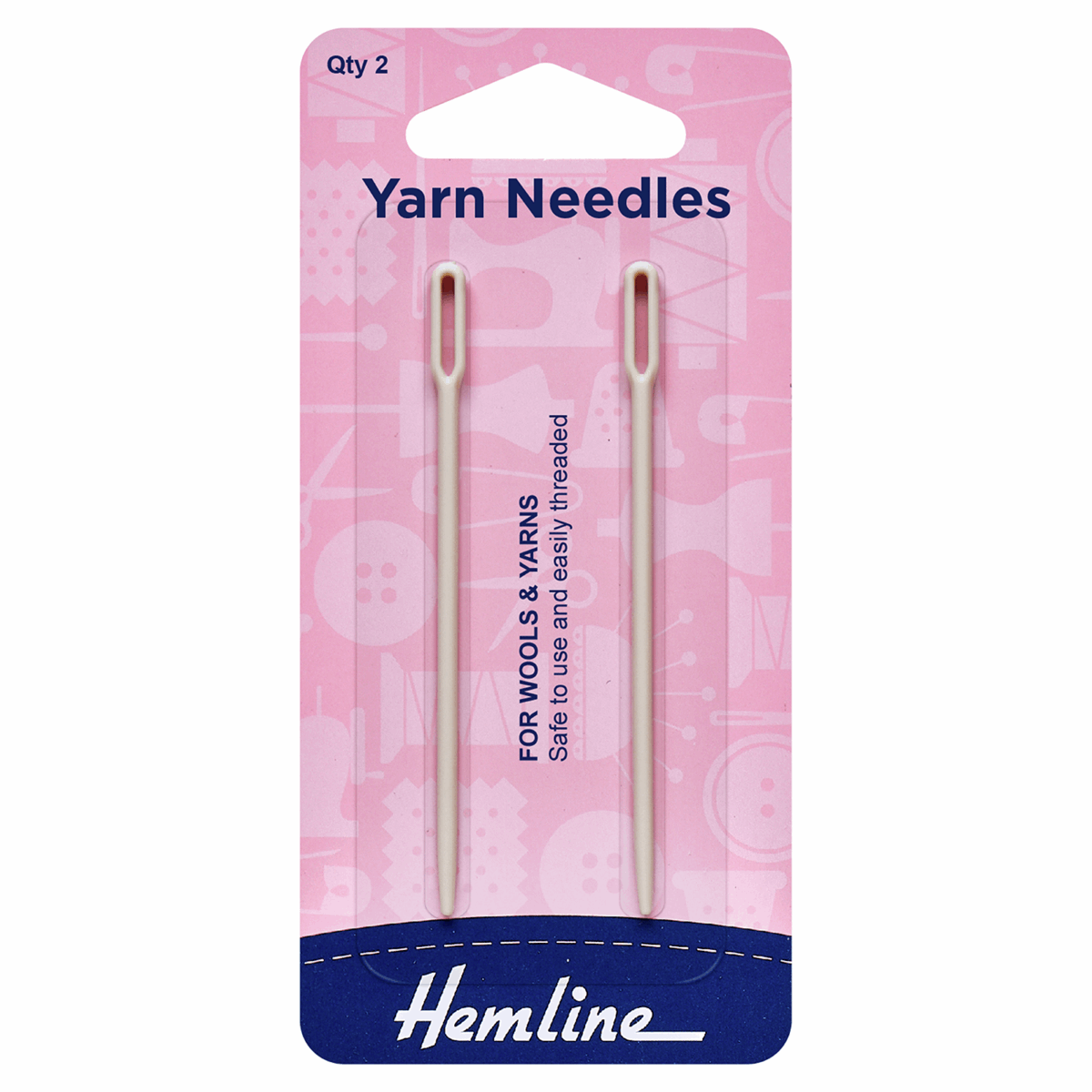 Hand Sewing Needles: Wool & Yarn: Plastic: 2 Pieces