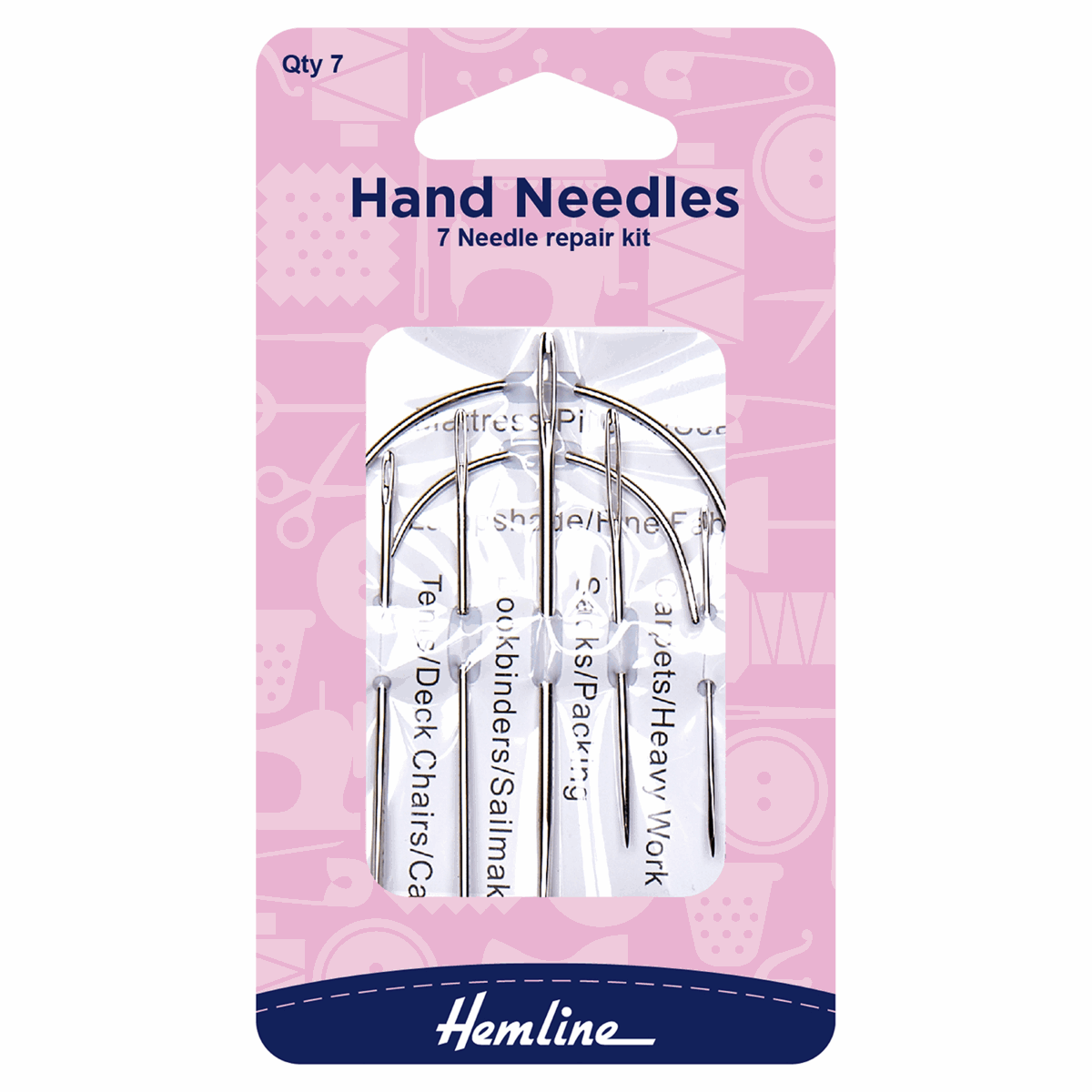 Hand Sewing Repair Needles: 7 Pieces