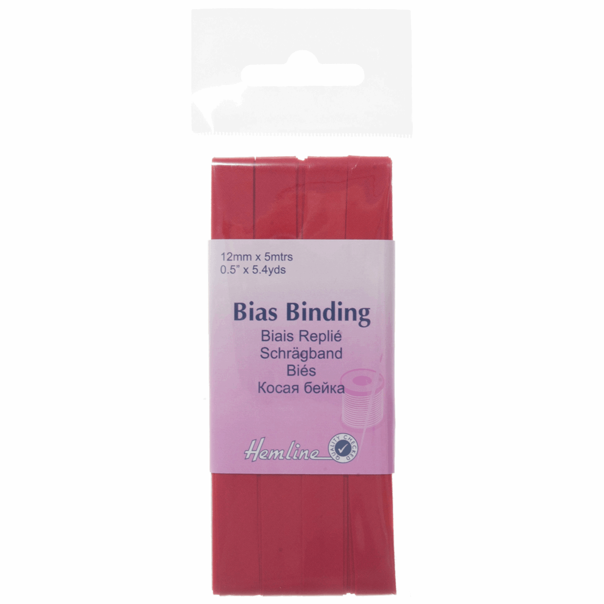Bias Binding: Polycotton: 5m x 12mm