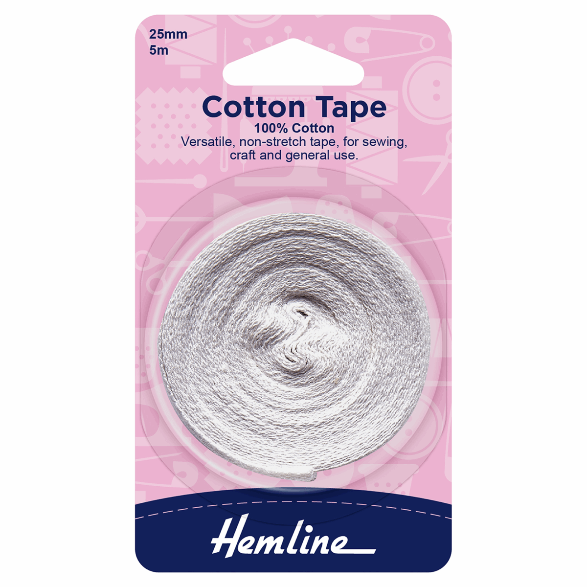 Cotton Tape White