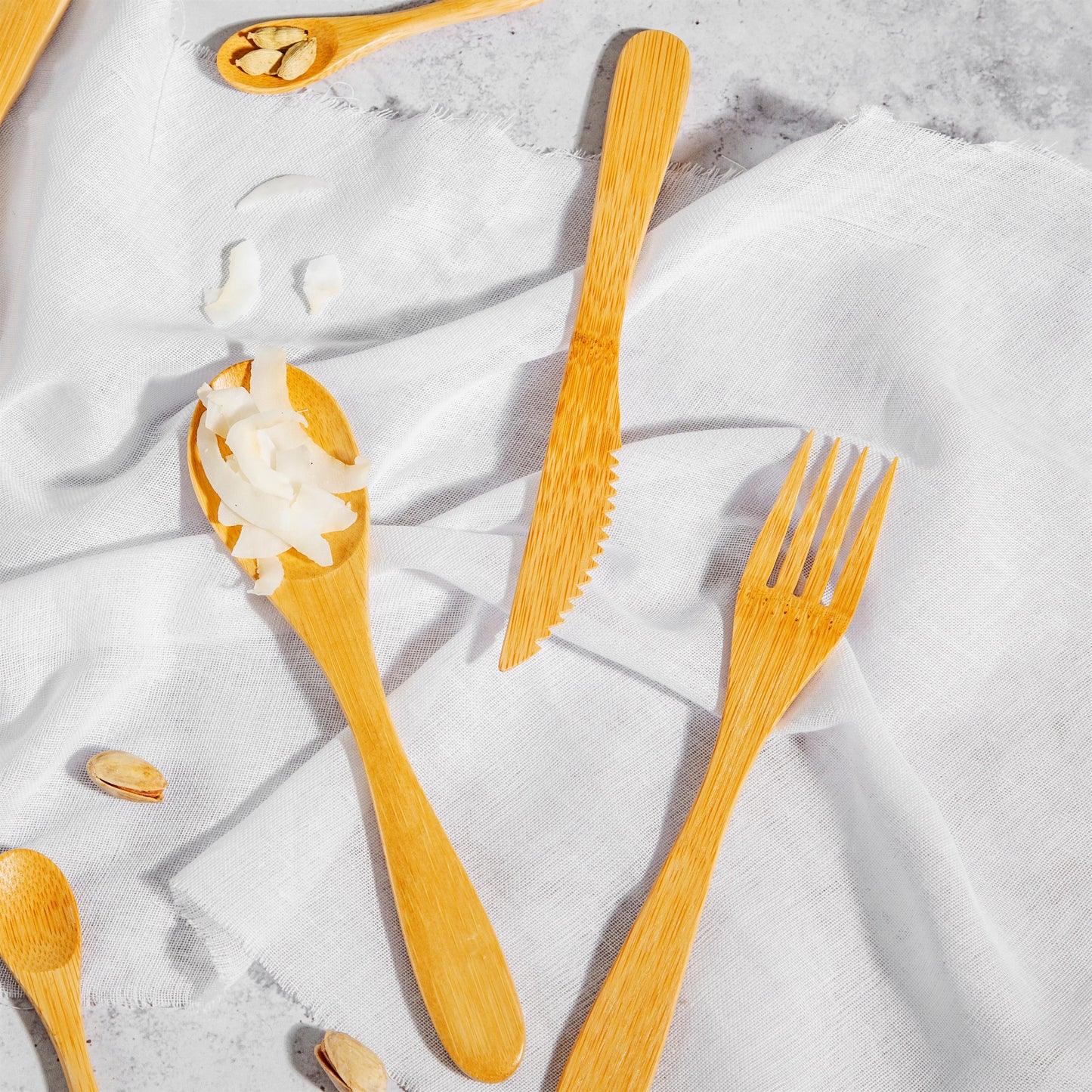 Bamboo Cutlery Set 3