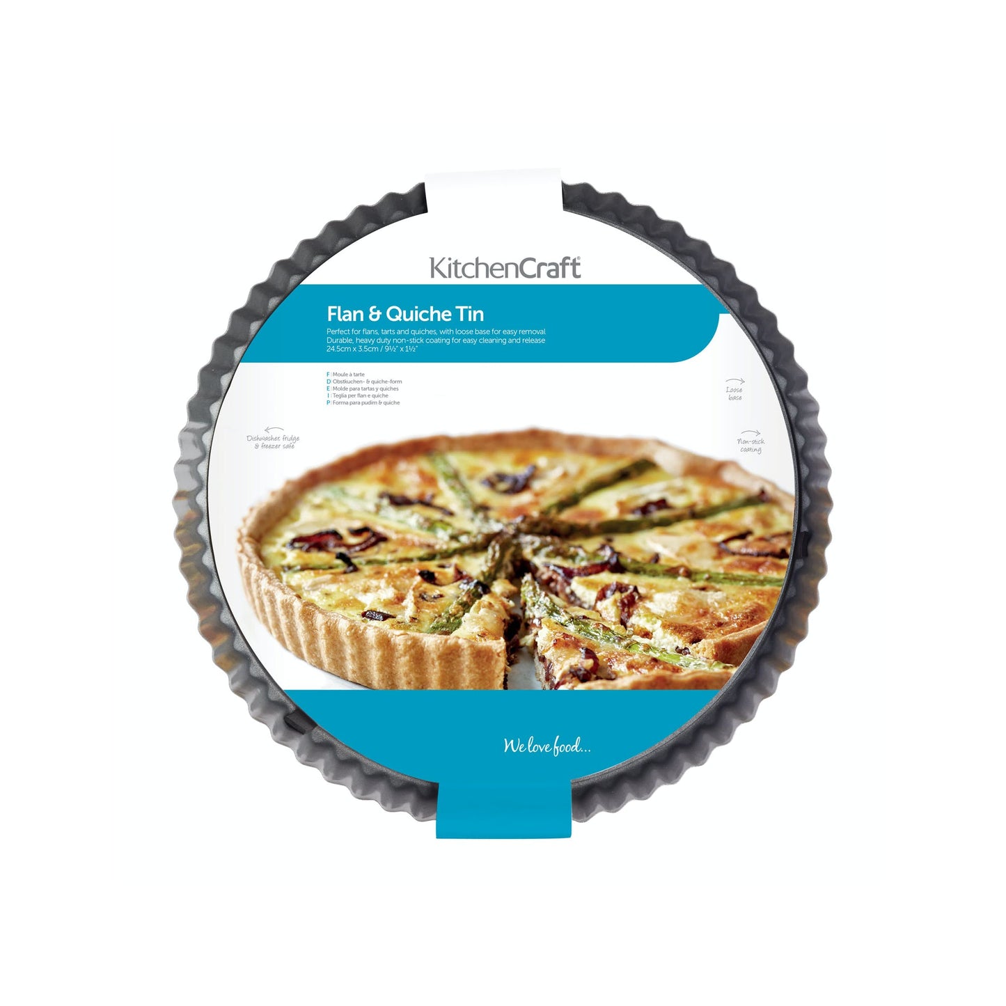 Non-Stick Loose Base Flan / Quiche Tin