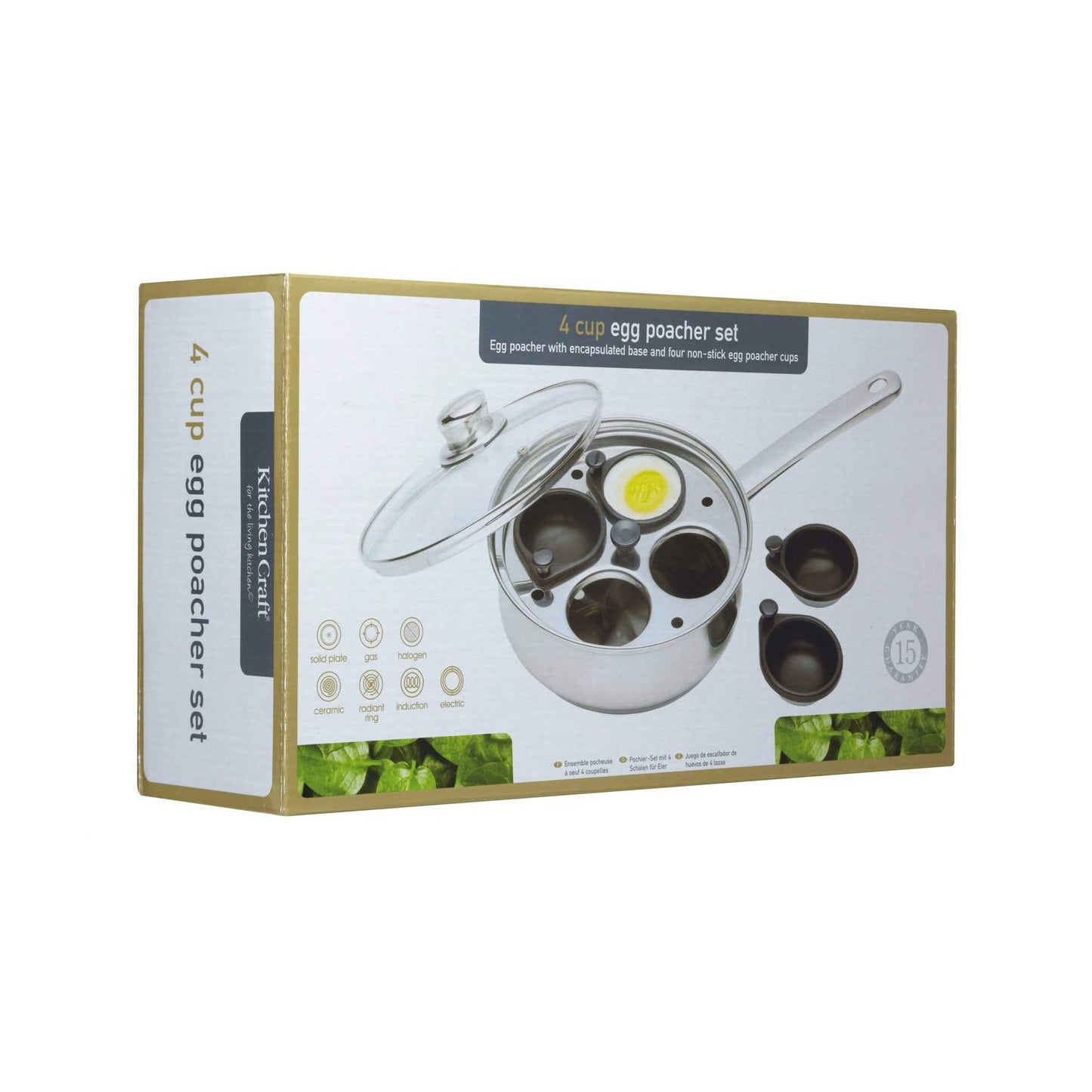 4 Cup Egg Poacher Set