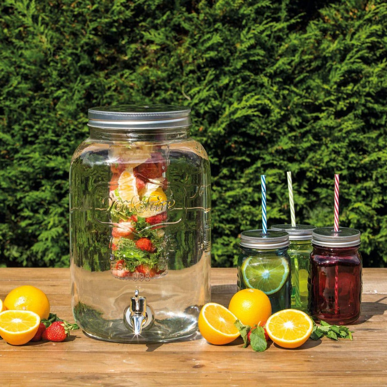 Glass Infuser Drinks Dispenser