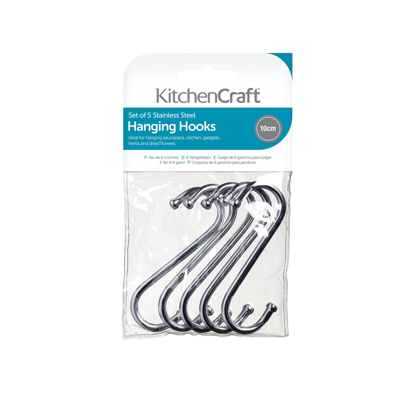 Chrome Plated 'S' Hooks