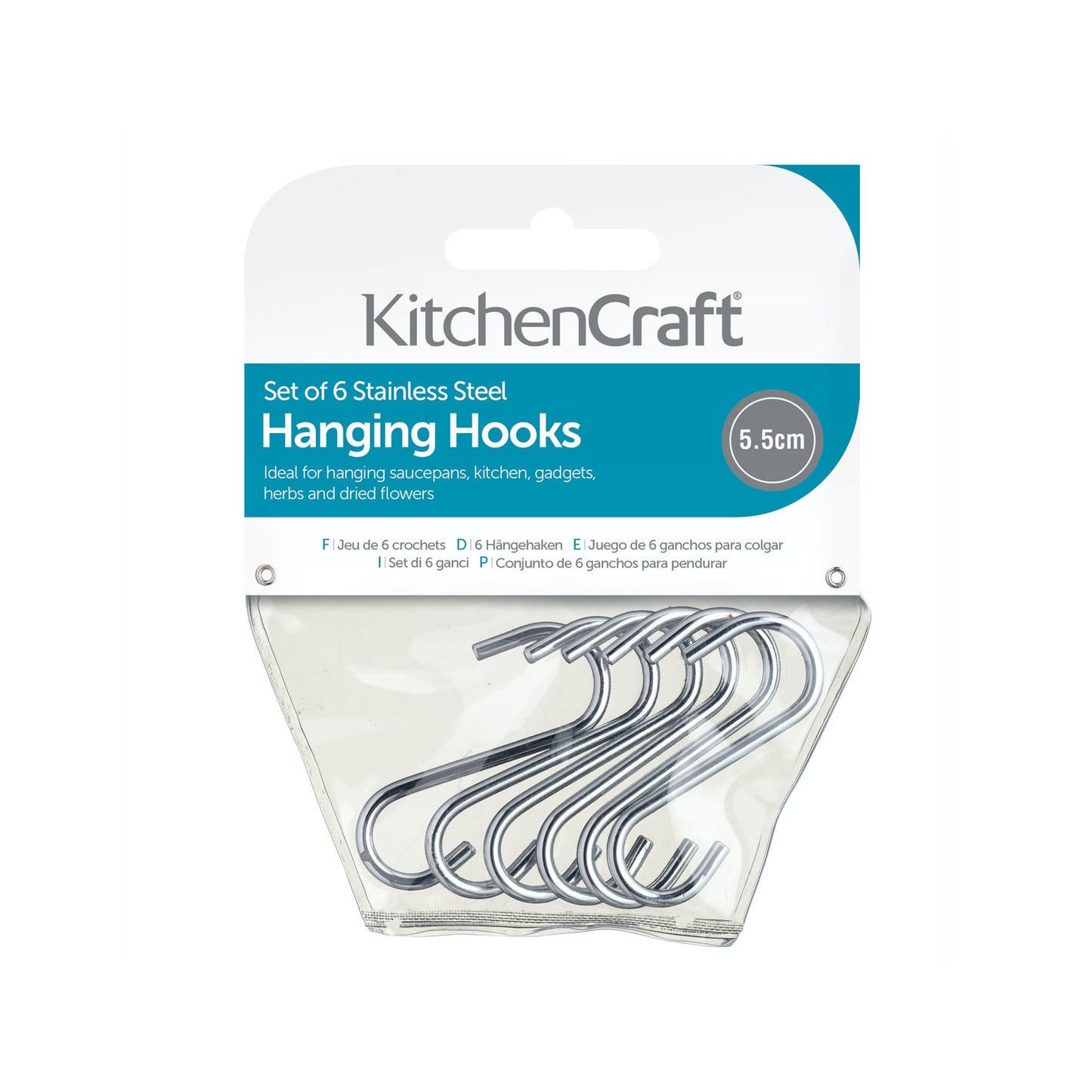 Chrome Plated 'S' Hooks