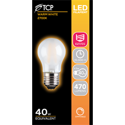 LED Golfball Filament 4.5w ES Frosted Dimmable