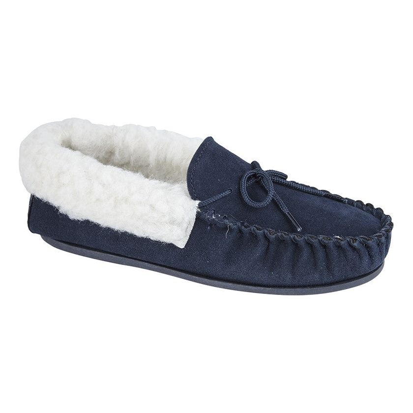 Emily Moccasin Navy