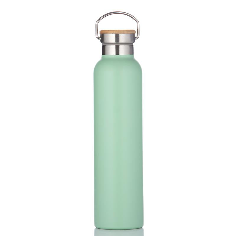 750ml Stainless Steel Bottle with Bamboo Lid