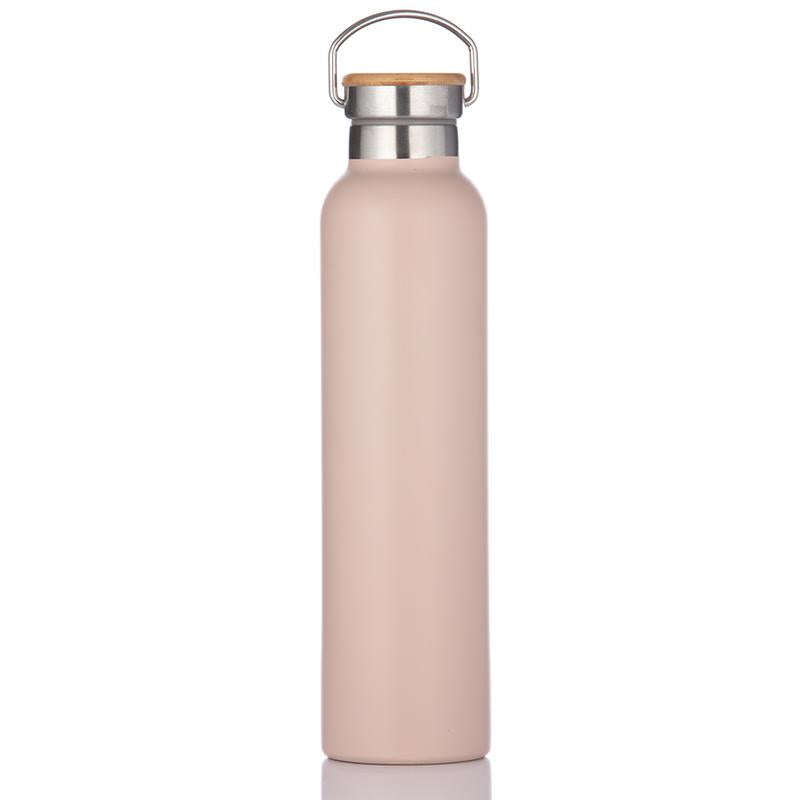 750ml Stainless Steel Bottle with Bamboo Lid