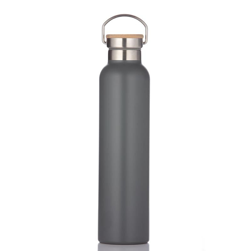 750ml Stainless Steel Bottle with Bamboo Lid