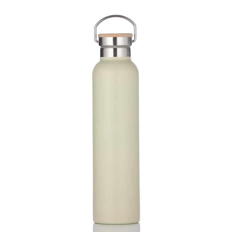 750ml Stainless Steel Bottle with Bamboo Lid