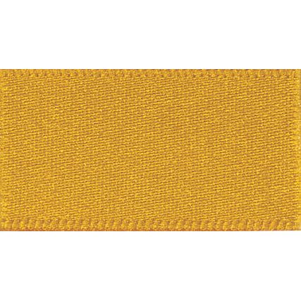 Ribbon: Double Faced Satin: 20m x 10mm: Topaz Per Metre