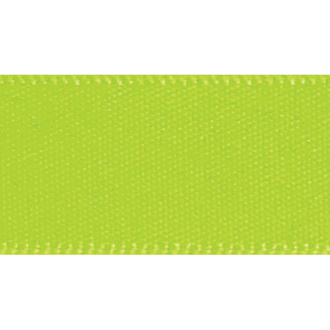 Ribbon: Double Face Satin: 20m x 10mm: Apple Per Metre