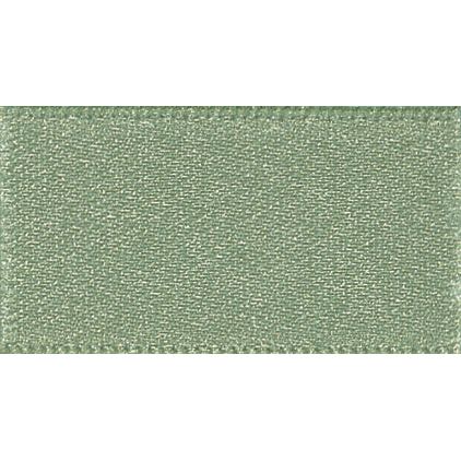 Ribbon: Double Faced Satin: 15mm: Khaki Per Metre