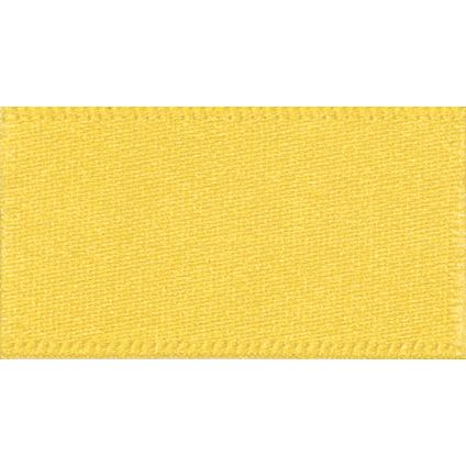 Ribbon: Double Faced Satin: 20m x 5mm: Yellow
