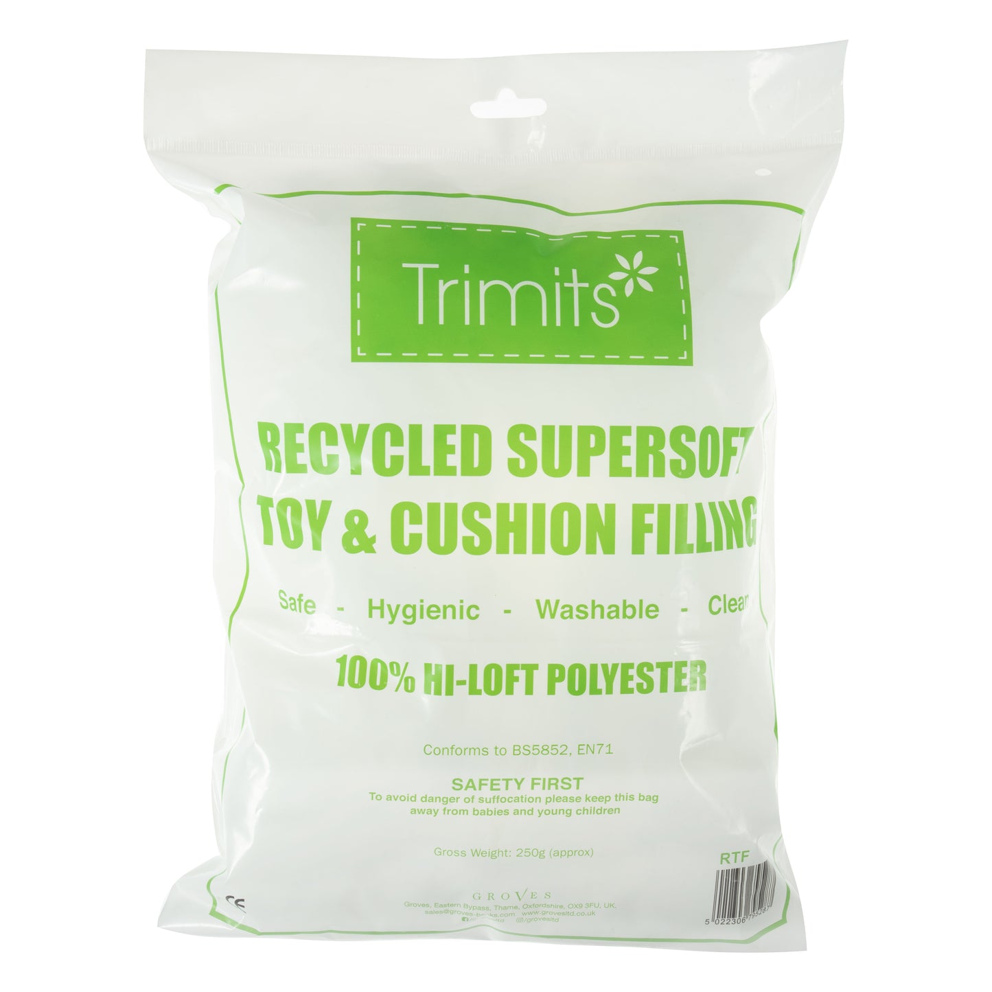 Toy Filling / Stuffing: Recycled: 250g