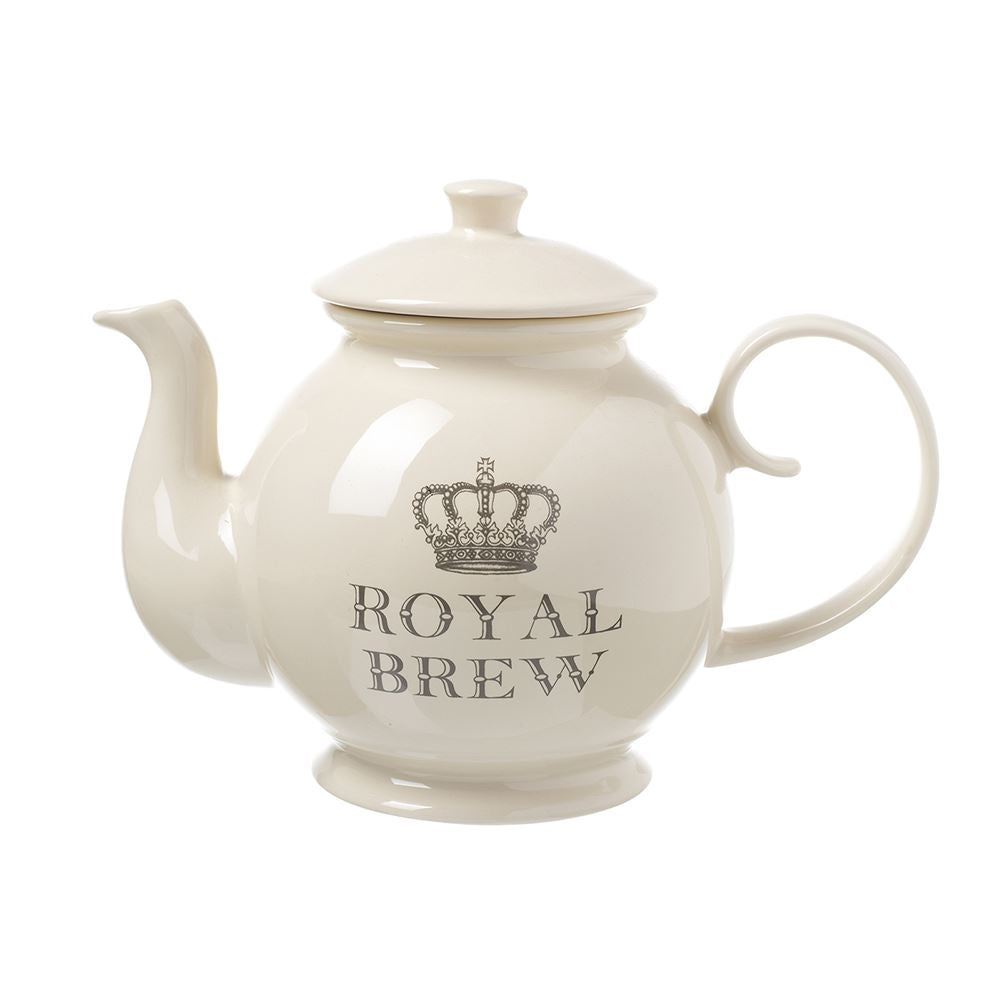 Majestic Cream Teapot