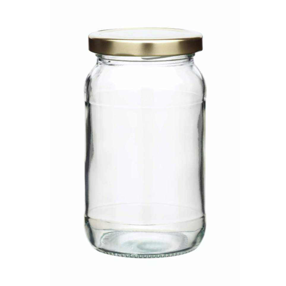 Round Jam Jar with Twist-off Lid