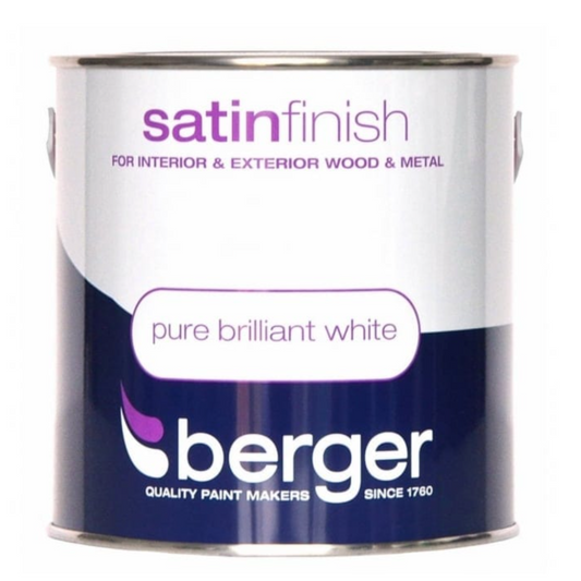 Berger Satin Sheen- 2.5L - Brilliant White