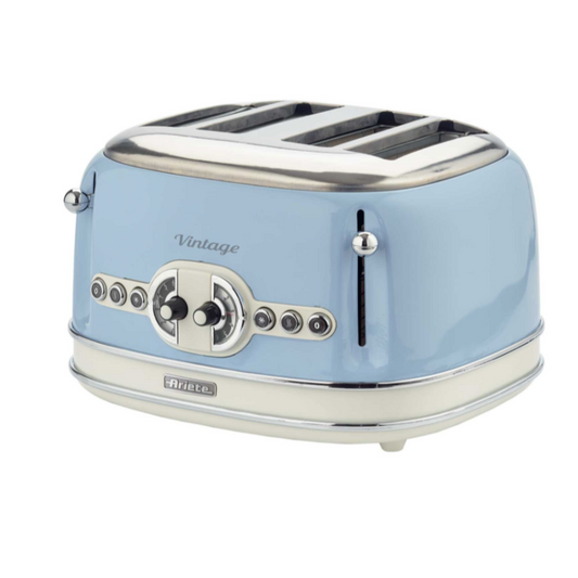 Vintage 4 Slice Blue Toaster