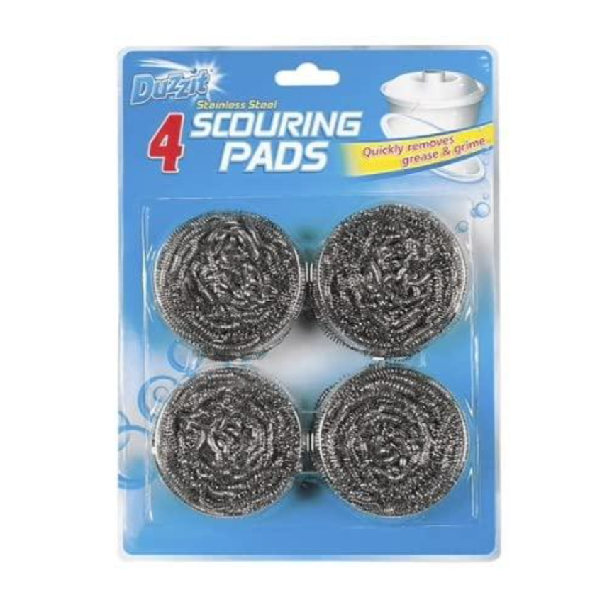Duzzit 4pk Scouring Pads