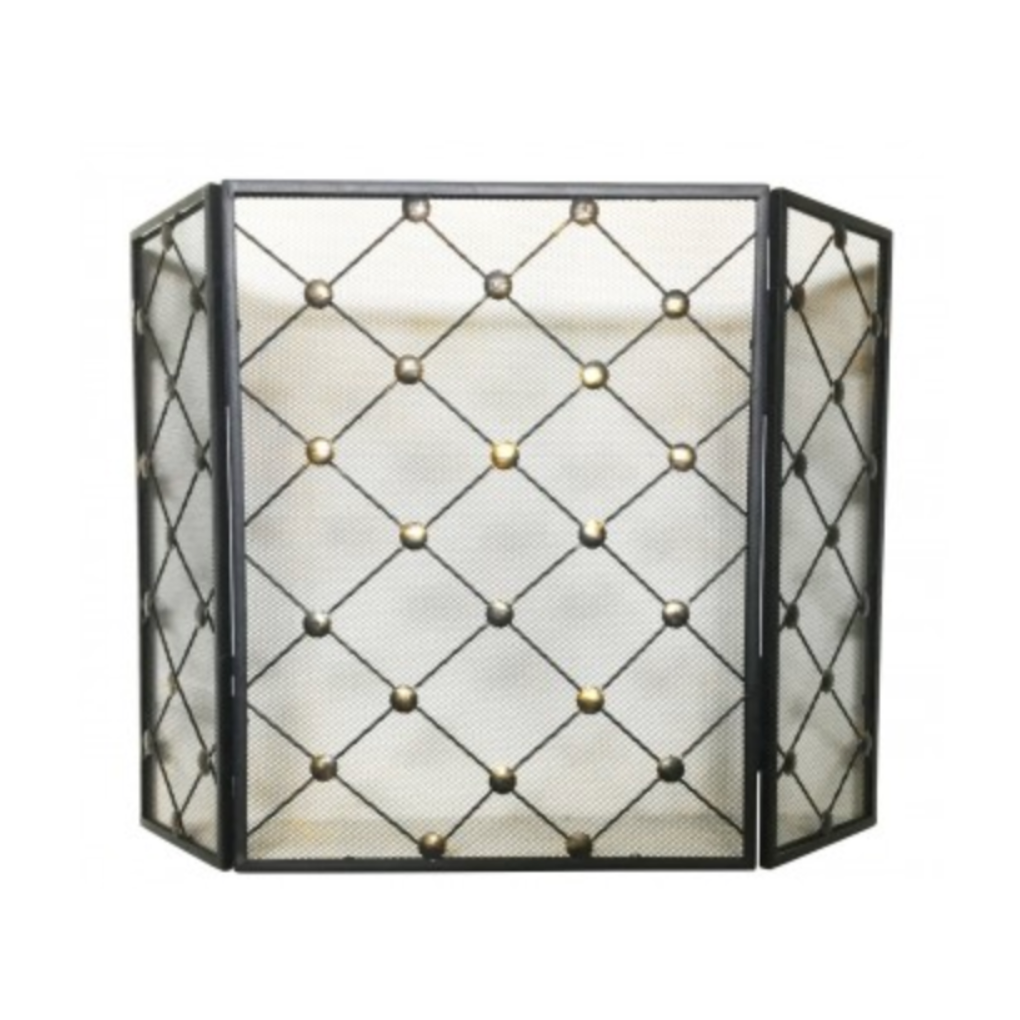 Embossed Diamond Fire Screen