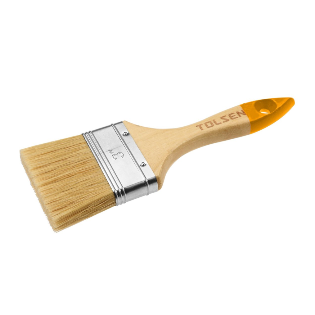 Flat Angled Paint Brush 1"