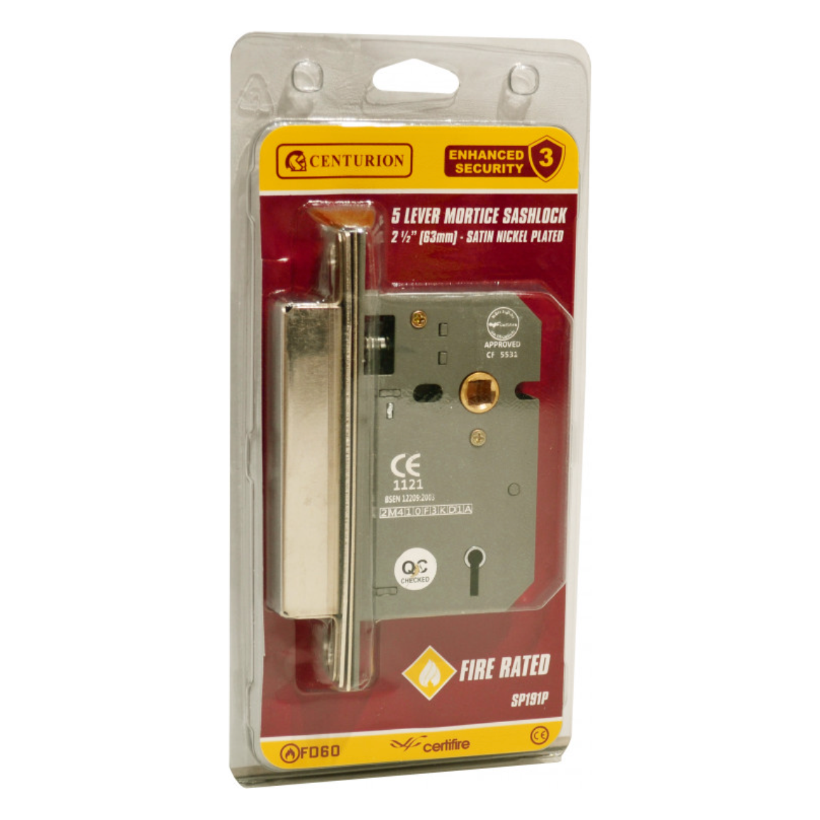 5 Lever Mortice Sashlock SNP 63mm