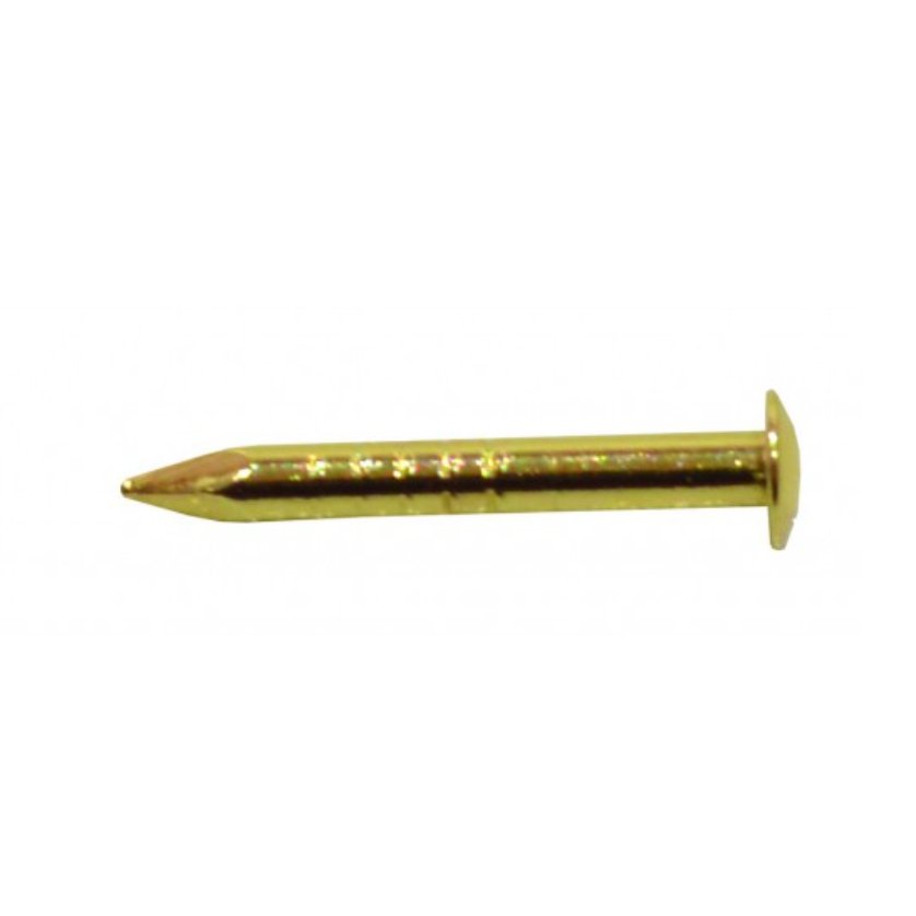 Brassed Escutcheon Pins 15mm