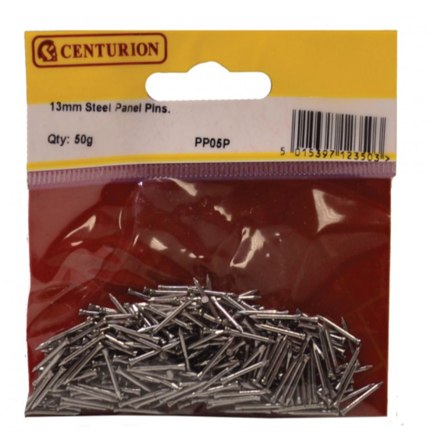 Bright Steel Panel Pins 13mm