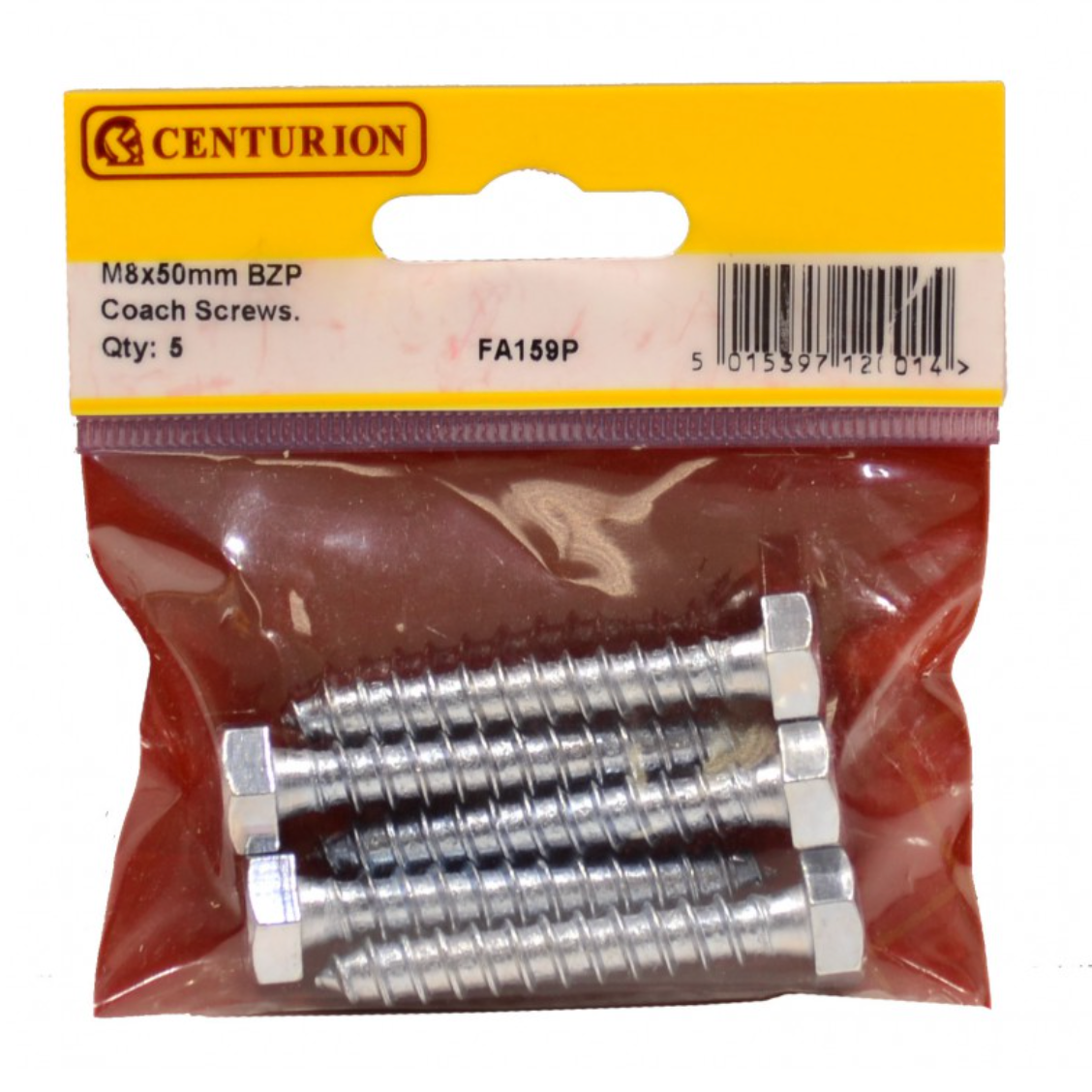 Coach Screws M8 x 50mm