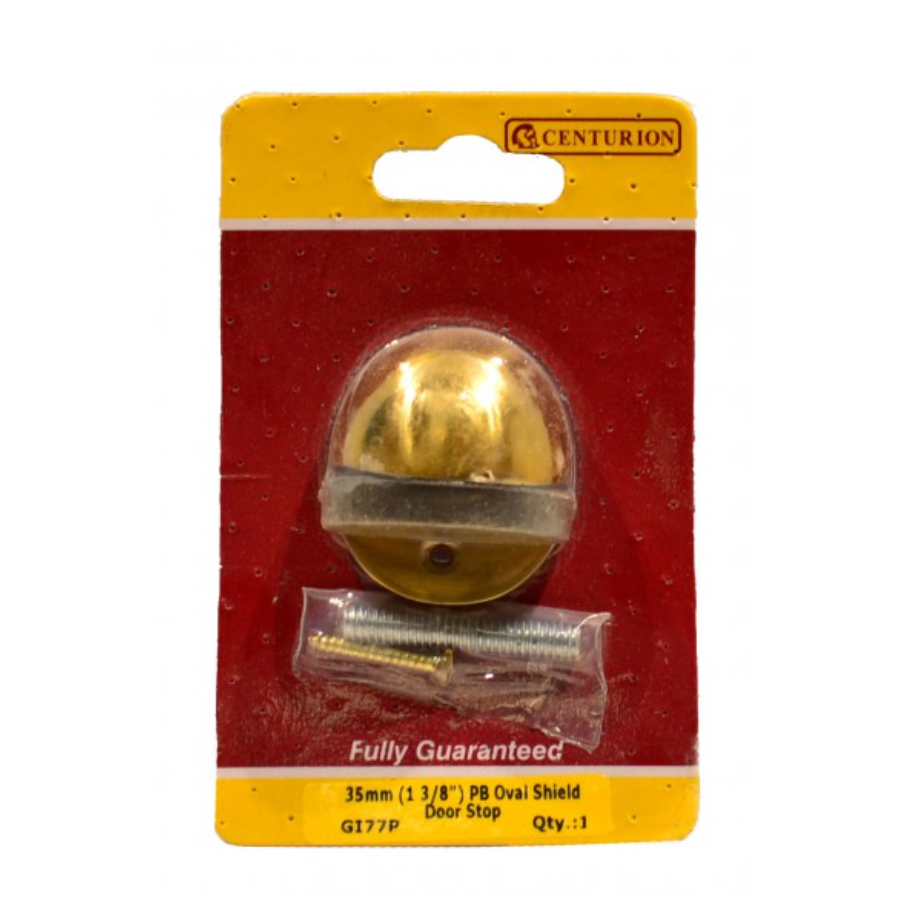 Oval Shield Door Stop 35mm