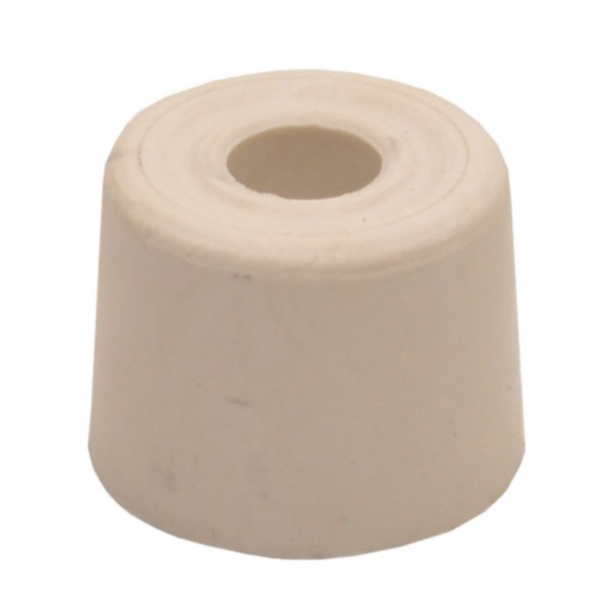 Plastic Door Stops White 35mm (pk2)