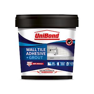 Wall Tile Adhesive and Grout Grey 1.3kg