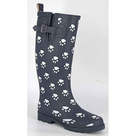 Paw Print Adult Wellington Boots